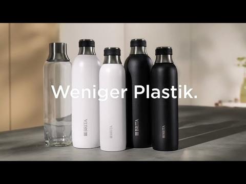 Produktvideo zu Edelstahlflasche schwarz für sodaTRIO Wassersprudler 0,65l 